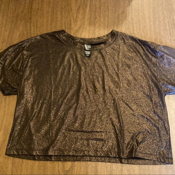 Boxy Cropped Victoria’s Secret Sparkly Top - Picture 3 of 8